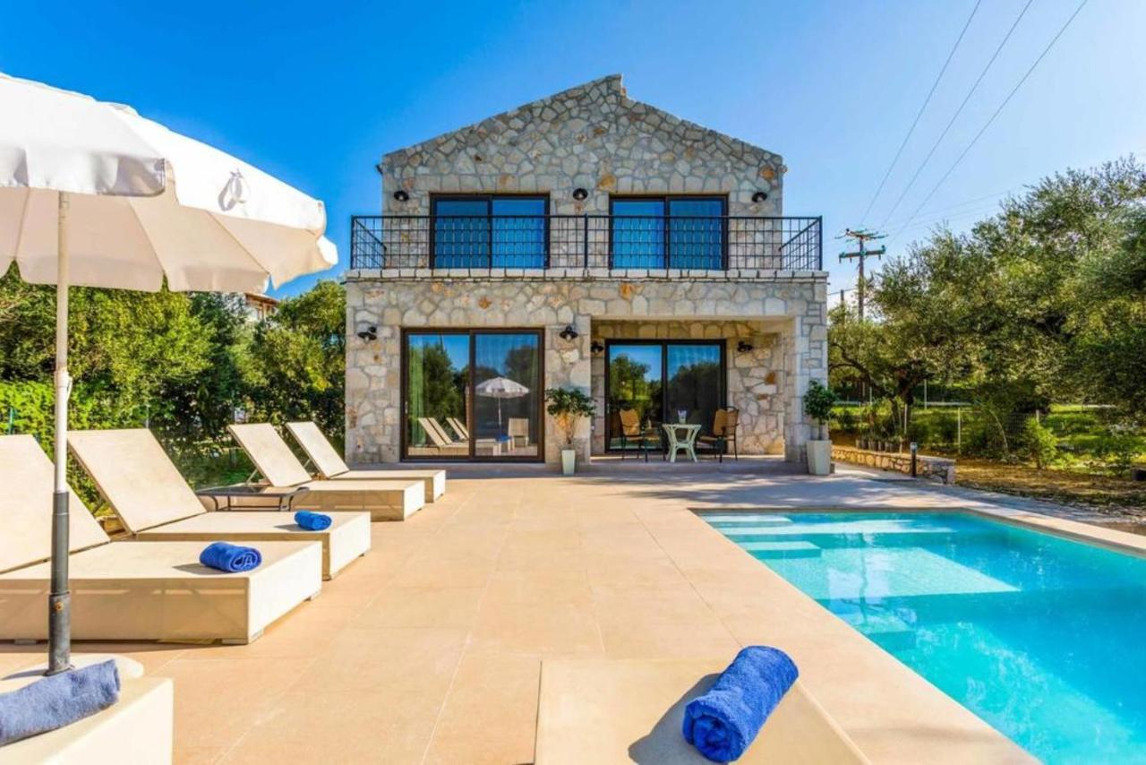 Astarte Villas - Petra Elia Private Villa With Pool Plánosz Kültér fotó