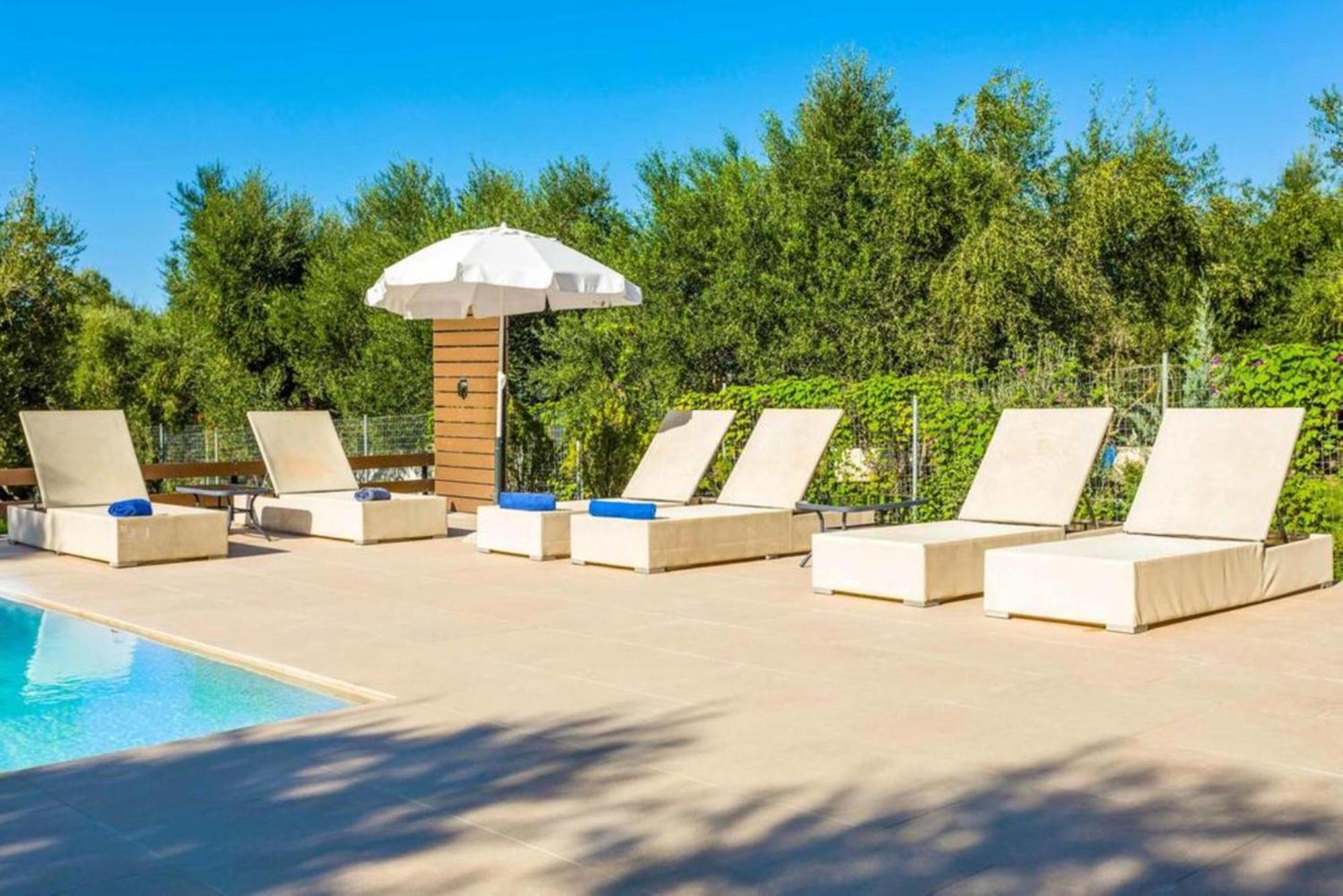 Astarte Villas - Petra Elia Private Villa With Pool Plánosz Kültér fotó