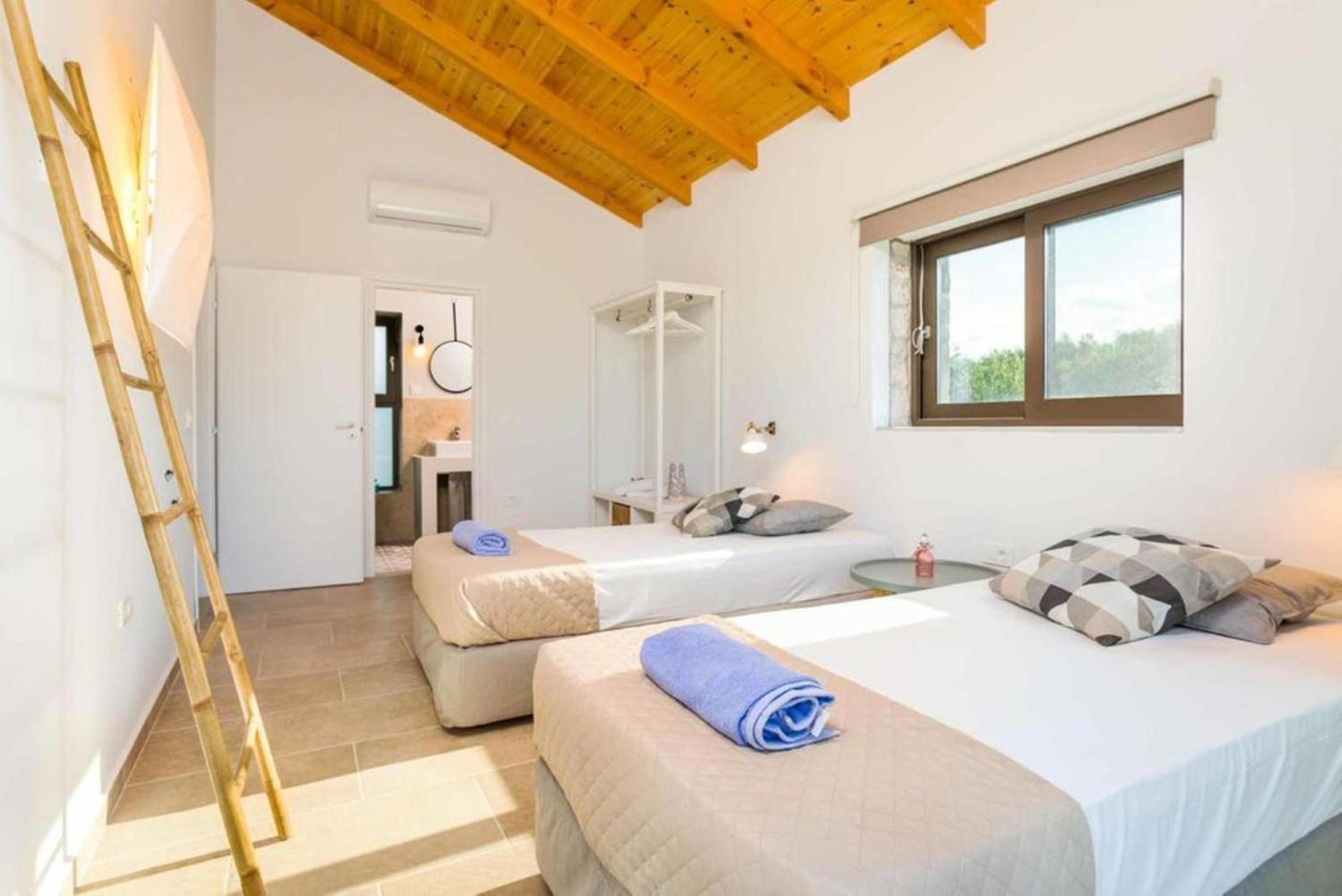 Astarte Villas - Petra Elia Private Villa With Pool Plánosz Kültér fotó